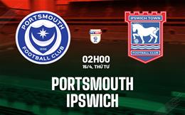 Nhận định bóng đá Portsmouth vs Ipswich 2h00 ngày 15/4 (Hạng Nhất Anh 2025/26)