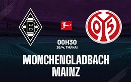 Nhận định Borussia Monchengladbach vs Mainz 0h30 ngày 20/4 (Bundesliga 2025/26)