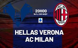 Nhận định Hellas Verona vs AC Milan (20h00 ngày 19/4): Mồi ngon quen thuộc