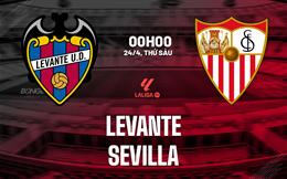 Nhận định Levante vs Sevilla (0h00 ngày 24/4): Căng thẳng tột độ