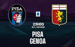 Nhận định bóng đá Pisa vs Genoa 23h00 ngày 19/4 (Serie A 2025/26)