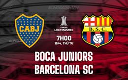Nhận định Boca Juniors vs Barcelona SC 7h00 ngày 15/4 (Copa Libertadores 2026)