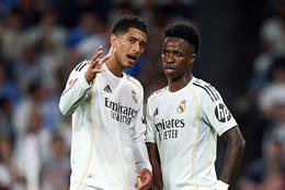 Vinicius và Bellingham xích mích trong trận thua của Real Madrid