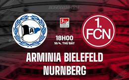 Nhận định Arminia Bielefeld vs Nurnberg 18h00 ngày 18/4 (Hạng 2 Đức 2025/26)