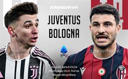 Nhận định Juventus vs Bologna (01h45 ngày 20/4): Lão bà nắm lợi thế