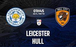 Nhận định bóng đá Leicester vs Hull 1h45 ngày 22/4 (Hạng Nhất Anh 2025/26)