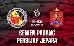 Nhận định Semen Padang vs Persijap Jepara 15h30 ngày 20/4 (VĐQG Indonesia 2025/26)