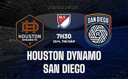 Nhận định Houston Dynamo vs San Diego 7h30 ngày 23/4 (Nhà nghề Mỹ 2026)
