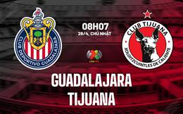 Nhận định bóng đá Guadalajara vs Tijuana 8h07 ngày 26/4 (VĐQG Mexico 2025/26)