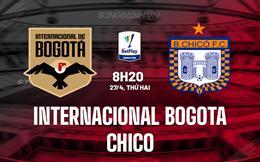 Nhận định Internacional Bogota vs Boyaca Chico 8h20 ngày 27/4 (VĐQG Colombia 2026)