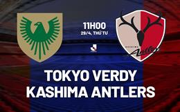 Nhận định Tokyo Verdy vs Kashima Antlers 11h00 ngày 29/4 (VĐQG Nhật Bản 2026)