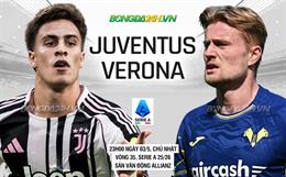 Nhận định Juventus vs Hellas Verona 23h00 ngày 3/5 (Serie A 2025/26)