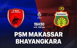 Nhận định PSM Makassar vs Bhayangkara Presisi 15h30 ngày 4/5 (VĐQG Indonesia 2025/26)
