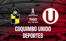 Nhận định Coquimbo Unido vs Deportes 7h00 ngày 8/5 (Copa Libertadores 2026)