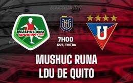 Nhận định Mushuc Runa vs LDU de Quito 7h00 ngày 12/5 (VĐQG Ecuador 2026)