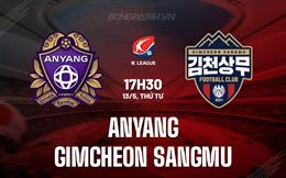Nhận định Anyang vs Gimcheon Sangmu 17h30 ngày 13/5 (VĐQG Hàn Quốc 2026)