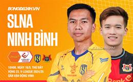 Nhận định SLNA vs Ninh Bình (18h00 ngày 16/5): Khách lấn át chủ