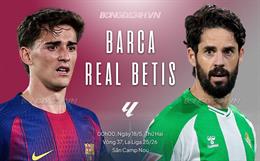 Nhận định Barca vs Real Betis (2h15 ngày 18/5): Chờ mưa bàn thắng