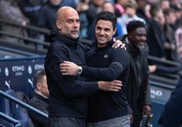 Mikel Arteta phản hồi trước tin đồn Pep Guardiola rời Man City