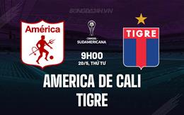Nhận định America de Cali vs Tigre 9h00 ngày 20/5 (Copa Sudamericana 2026)