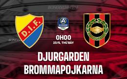 Nhận định Djurgarden vs Brommapojkarna 00h00 ngày 23/5 (VĐQG Thụy Điển 2026)