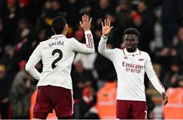 3 trụ cột bỏ lỡ buổi tập mới nhất của Arsenal