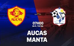 Nhận định bóng đá Aucas vs Manta 7h00 ngày 26/5 (VĐQG Ecuador 2026)