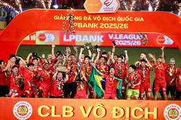 Hành trình vô địch LPBank V.League 1-2025/26 giàu cảm xúc của CLB Công An Hà Nội