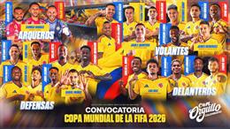 Danh sách đội tuyển Colombia tham dự World Cup 2026