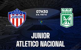 Nhận định Junior vs Atletico Nacional 7h30 ngày 3/6 (VĐQG Colombia 2026)