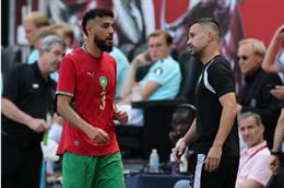 Noussair Mazraoui khiến tuyển Ma-Rốc lo lắng