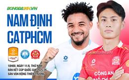 Nhận định Nam Định vs CATPHCM (18h00 ngày 11/6): Quyết đấu tại Thiên Trường