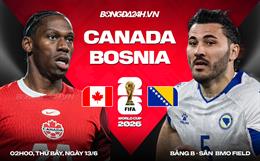 Nhận định Canada vs Bosnia 02h00 ngày 13/6 (World Cup 2026)