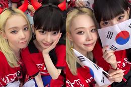 Dàn mỹ nhân K-pop tiếp lửa cho ĐT Hàn Quốc tại World Cup