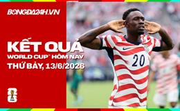 Kết quả bóng đá World Cup 13/06: Canada vs Bosnia, Mỹ vs Paraguay