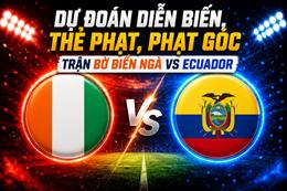 Dự đoán diễn biến, thẻ phạt, phạt góc trận Bờ Biển Ngà vs Ecuador (06h00 ngày 15/6)
