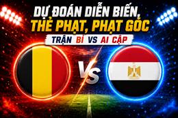 Dự đoán diễn biến, thẻ phạt, phạt góc trận Bỉ vs Ai Cập (02h00 ngày 16/6)