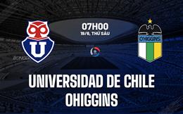 Nhận định Universidad de Chile vs OHiggins 7h00 ngày 19/6 (VĐQG Chile 2026)
