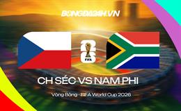 Đội hình CH Séc vs Nam Phi dự kiến lúc 23h00 hôm nay