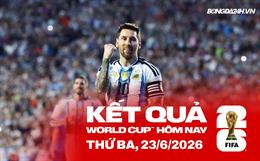 Kết quả World Cup hôm nay ngày 23/06: Argentina vs Áo, Pháp vs Iraq