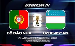 Đội hình Bồ Đào Nha vs Uzbekistan dự kiến 0h ngày 24/06