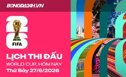Lịch thi đấu bóng đá hôm nay 27/06: Uruguay vs Tây Ban Nha, Panama vs Anh