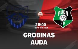 Nhận định bóng đá Grobinas vs Auda 21h00 ngày 25/6 (VĐQG Latvia 2026)