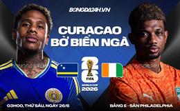 Nhận định Curacao vs Bờ Biển Ngà (03h00 ngày 26/6): Hoàn thành nhiệm vụ