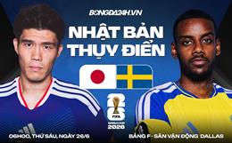 Nhận định Nhật Bản vs Thụy Điển (6h00 ngày 26/6): Chờ một trận cầu sôi nổi