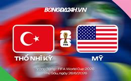 Đội hình Thổ Nhĩ Kỳ vs Mỹ lúc 9h ngày 26/06 (dự kiến)