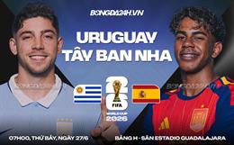Nhận định Uruguay vs Tây Ban Nha (7h00 ngày 27/6): Không dễ cho Bò tót