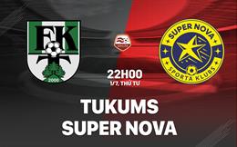 Nhận định bóng đá Tukums vs Super Nova 22h00 ngày 1/7 (VĐQG Latvia 2026)
