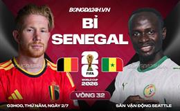 Nhận định Bỉ vs Senegal (3h00 ngày 2/7): Khó lường