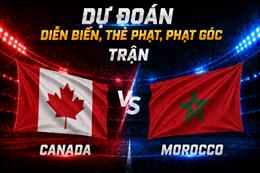 Dự đoán diễn biến, thẻ phạt, phạt góc trận Canada vs Morocco (00h00 ngày 5/7)